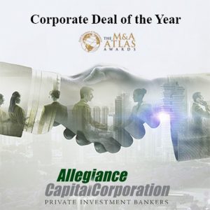 Allegiance Capital Wins 2019 “Corporate M&A Deal of the Year” by the M&A Atlas Awards