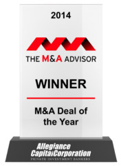 2014 The M&A Advisor Winner