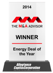 2014 The M&A Advisor Winner